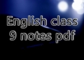 9th class English notes pdf