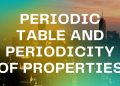 what is periodicity chemistry