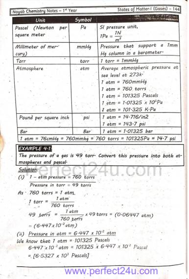 nayab notes 1st year chemsitry chapter 4 page 3 Perfect Notes 24U