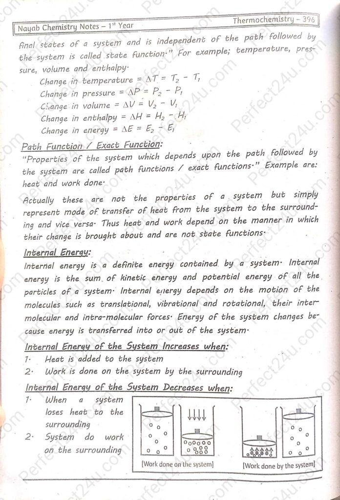 1st Year Chemistry cha 11 Thermochemistry Guide Copy 4 Perfect Notes 24U