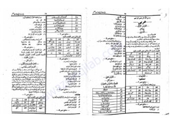 Arabic Grade VI, Class 6th Guide, Notes