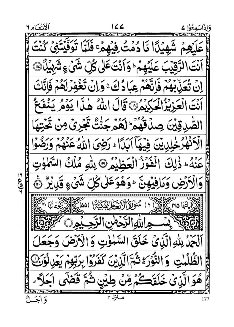 Surat Inam Surah Anam Online Read Pdf Download