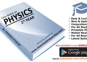 Physics Chapter 1 to 10 Federal Fbise Notes 1st Year All Chapters in Pdf